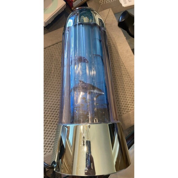 Vintage Dolphin Rotating Motion Lamp Light Spencer Gifts 1990s In Orig Box Works - Picture 6 of 12